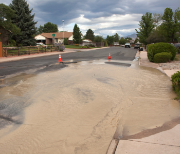 Broken Water Main To House Texas