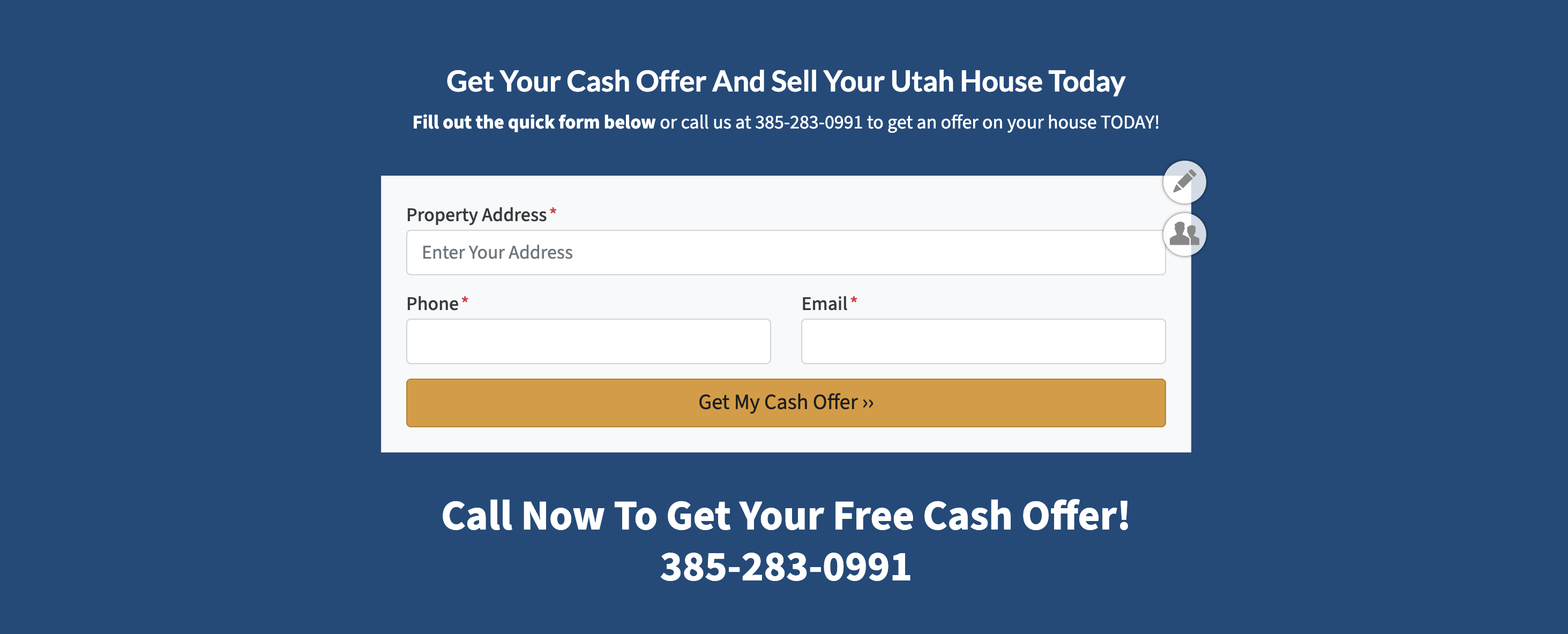 free Online fast home offer