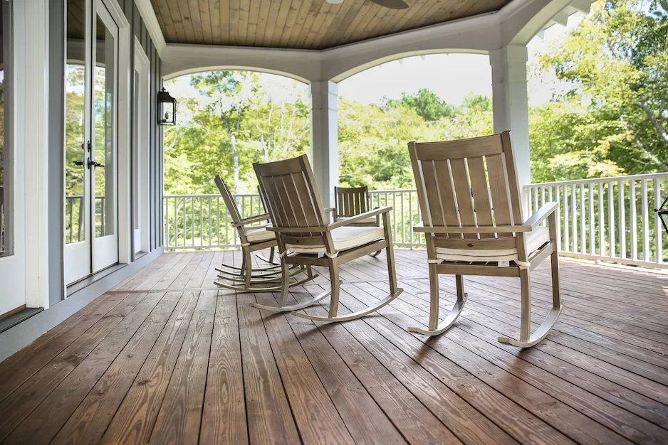 Porch with Rocking Chairs