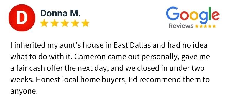 Sell My House Fast reviews 5 Dallas