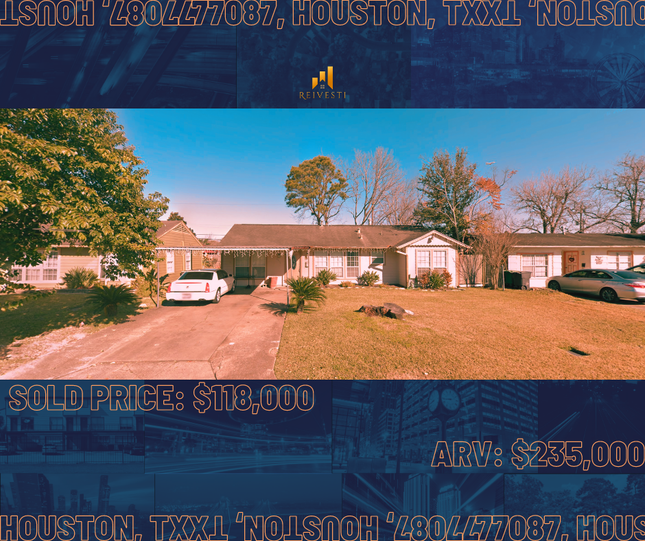 Houston TX Wholesale Real Estate Deals - Reivesti