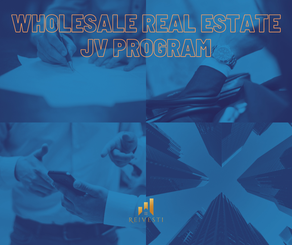 What is a wholesale real estate joint venture?