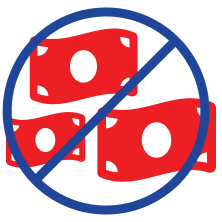 No Fees Icon