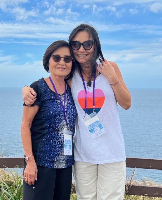 Shère Daniels and her mother on a trip to Seoul, South Korea.