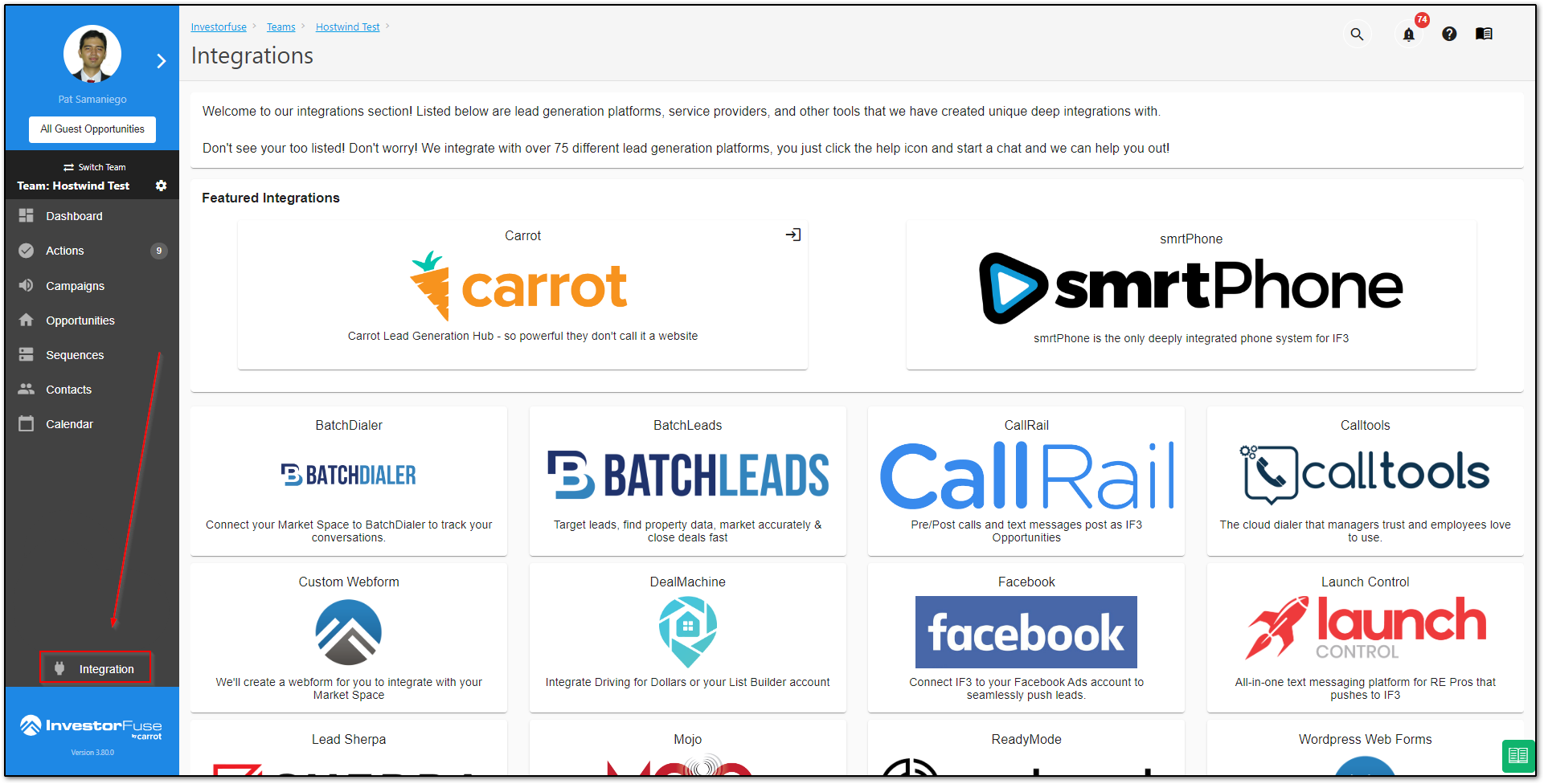 InvestorFuse integrations