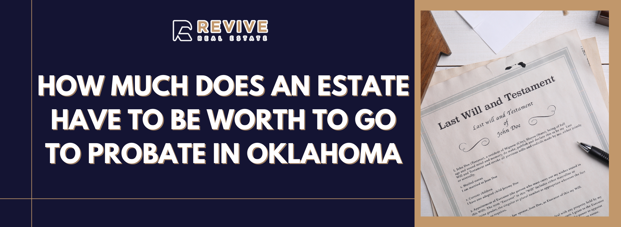 How Much Does an Estate Have to Be Worth for Probate Proceedings Oklahoma