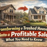 selling trashed house