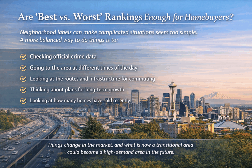 Neighborhoods in seattle,WA