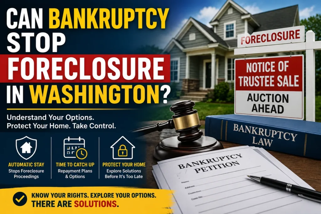 Can Bankruptcy Stop Foreclosure in Washington