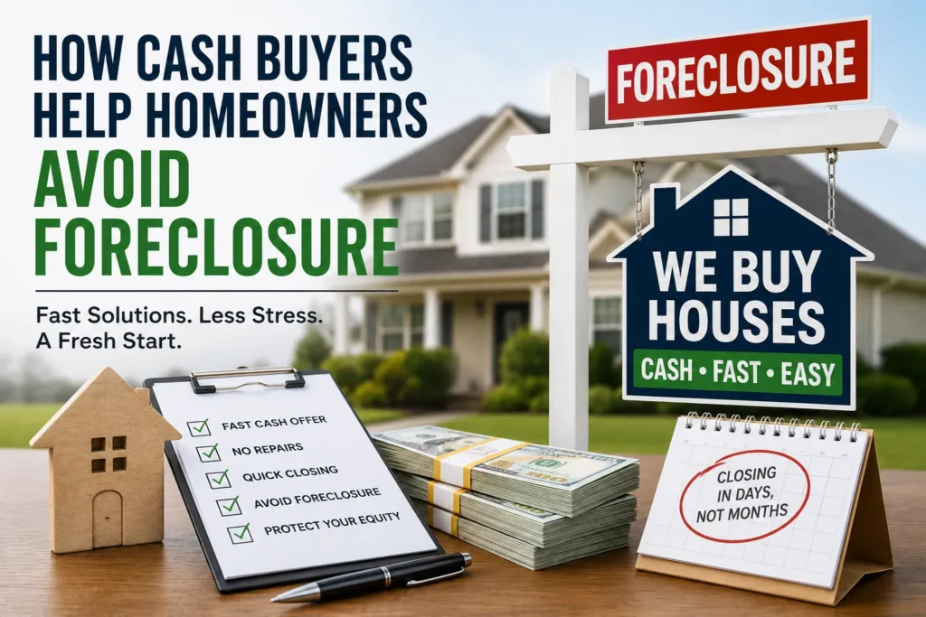 How Cash Buyers Help Homeowners Avoid Foreclosure