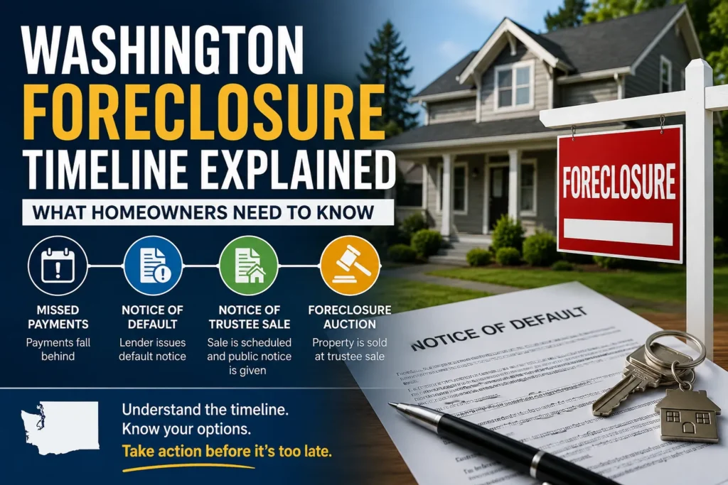 Washington Foreclosure Timeline Explained