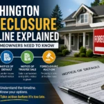 Washington Foreclosure Timeline Explained