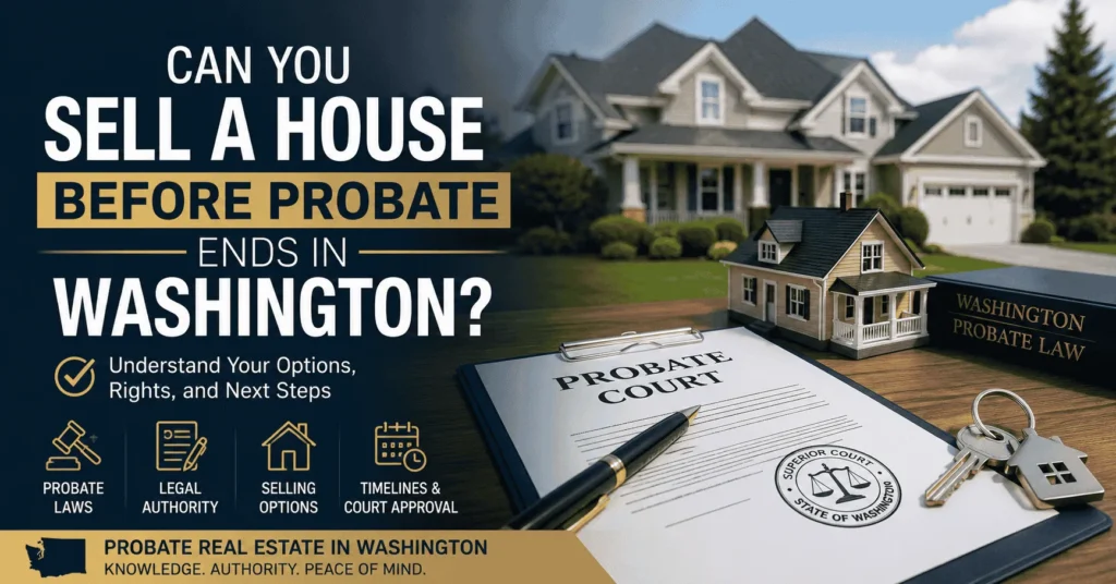 Can You Sell a House Before Probate Ends in Washington