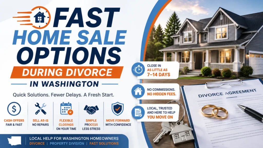 Fast Home Sale Options During Divorce in Washington