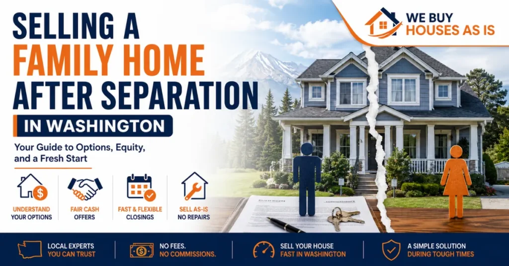 Selling a Family Home After Separation in Washington