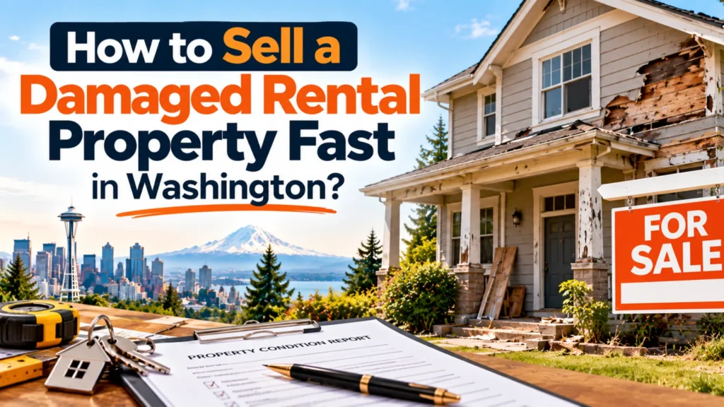 How to Sell a Damaged Rental Property Fast in Washington?
