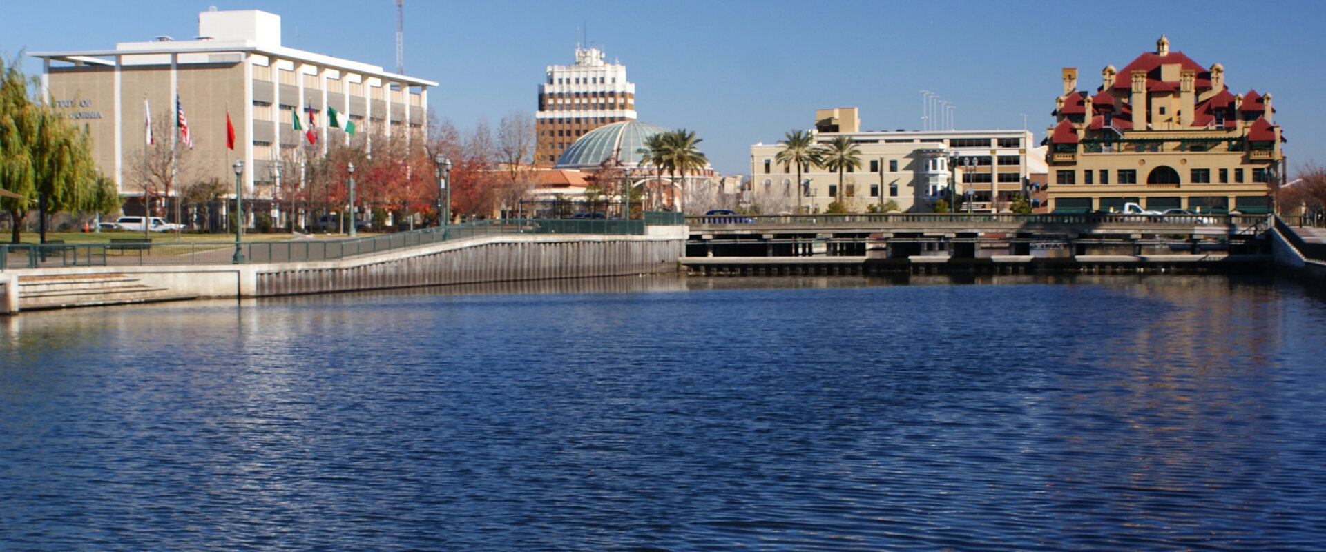 Stockton California from the water