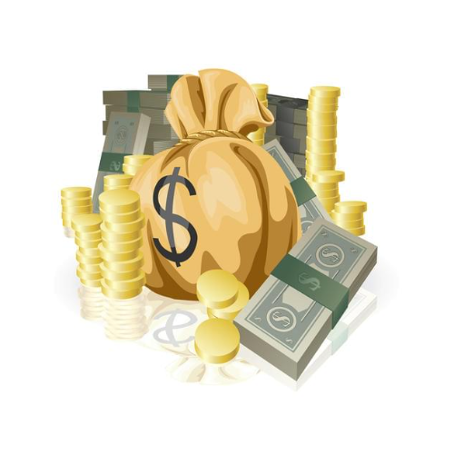 clip-art illustrating cash offer in which we buy houses