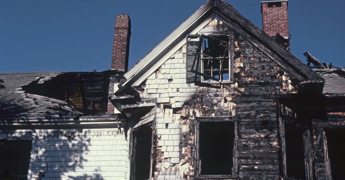 Fire Damaged House