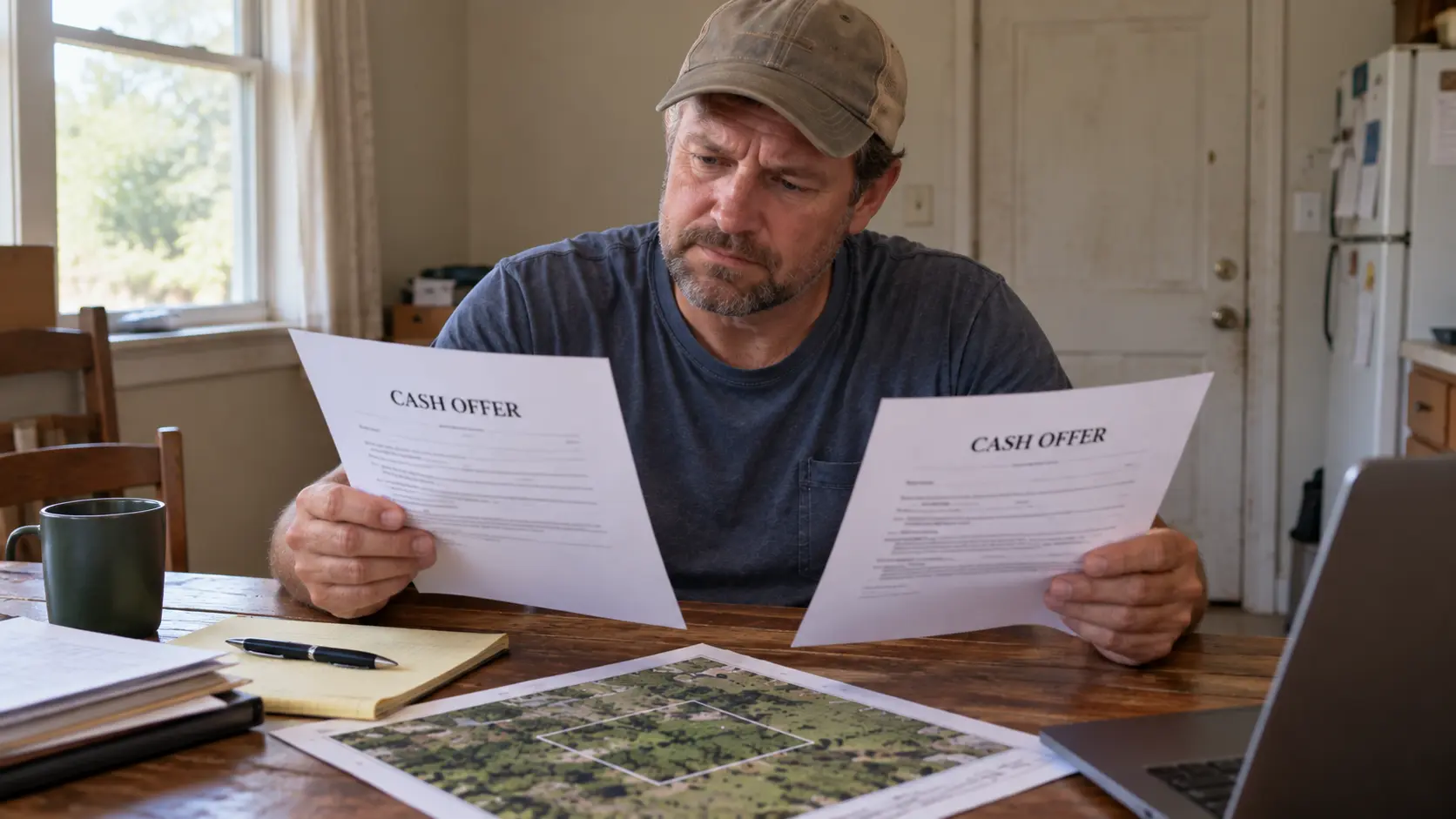 Evaluating a cash offer for vacant land in Houston