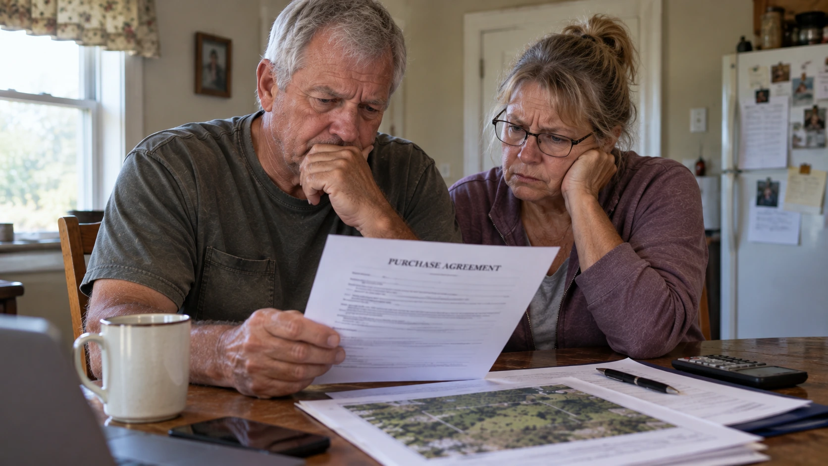 Reviewing a vacant land purchase agreement in Houston