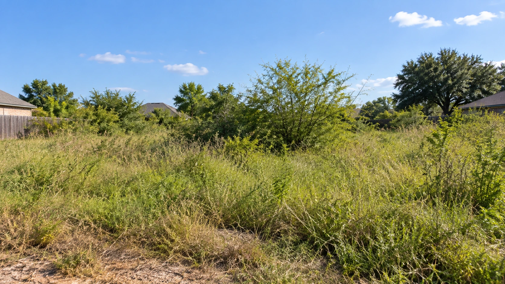 Vacant Houston land being evaluated for a cash sale