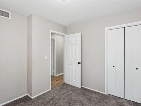 Bedroom with closet