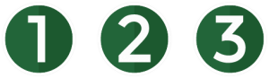 As easy as one two three