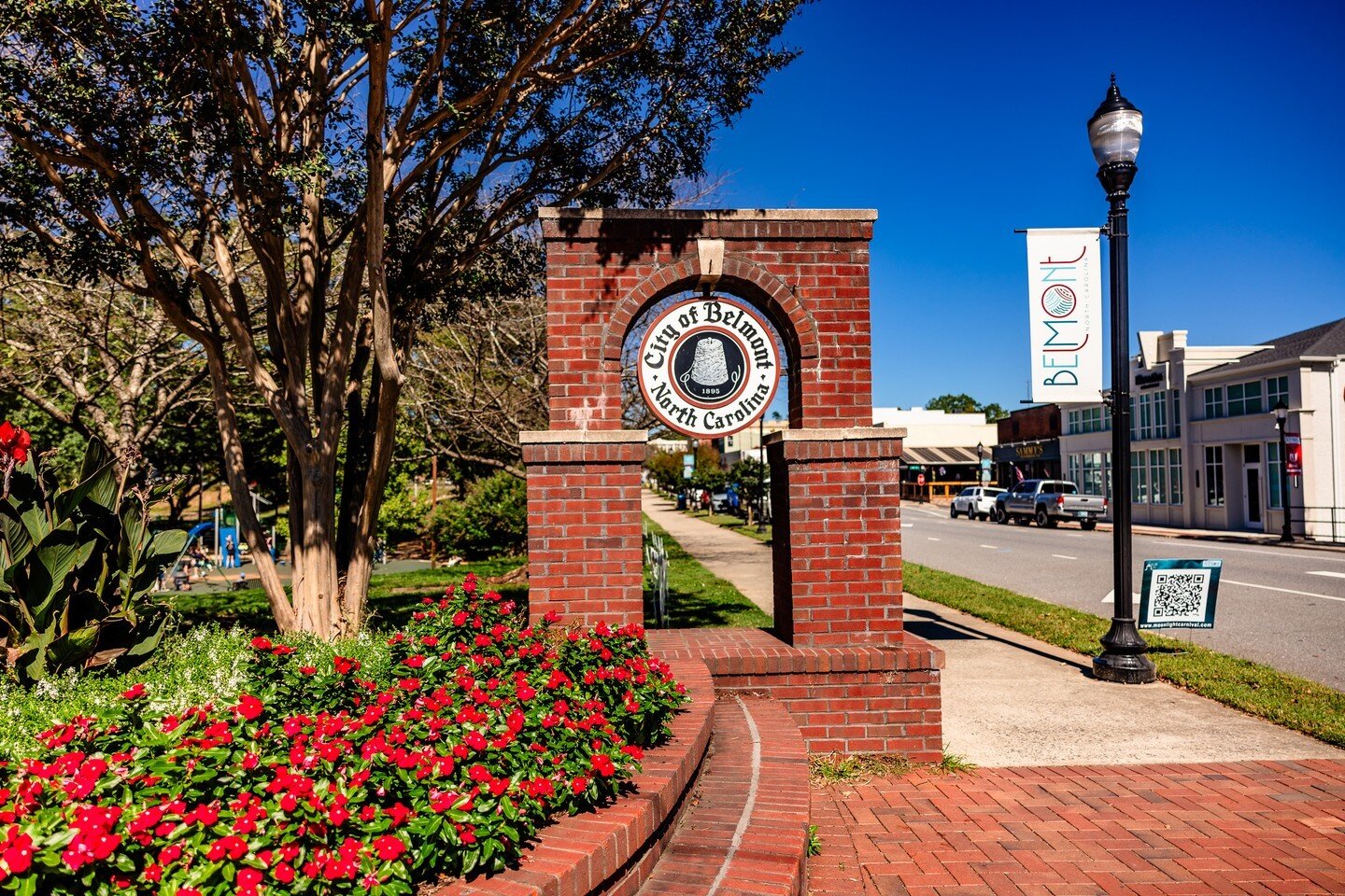Belmont, NC town sign