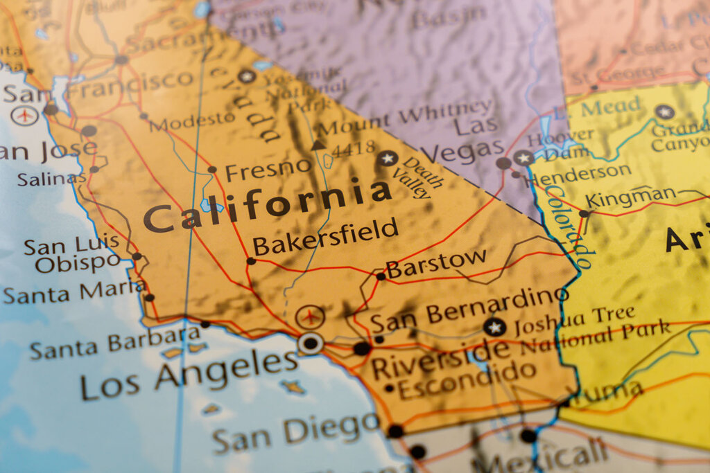 california map