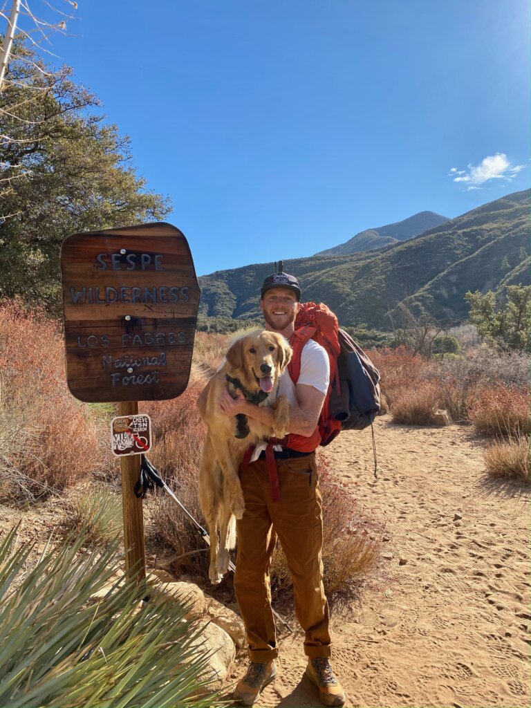 Adam Justiniano of Quick Home Offers with his dog, Ozzie