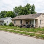 Realistic photo of a distressed home in Platte City Missouri