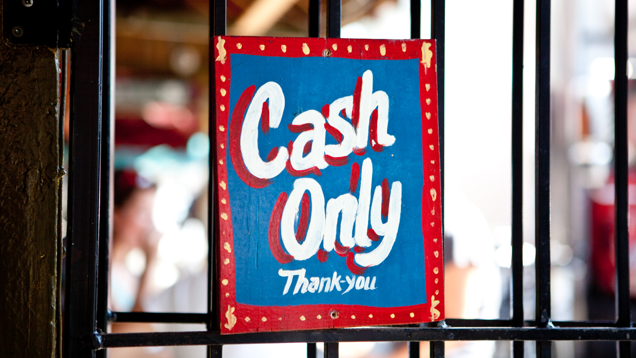 Why are some houses cash only?