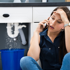 Water Main Break at Home In Illinois