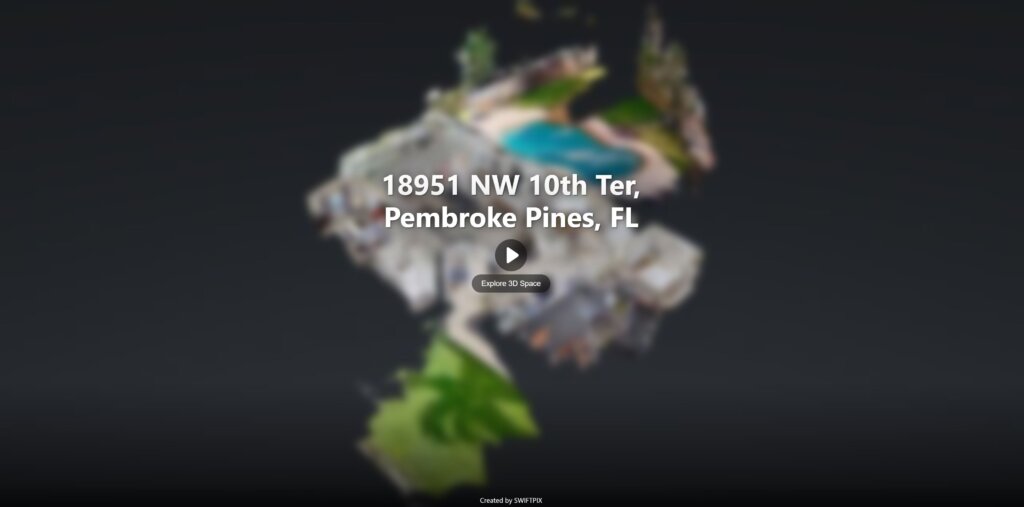 Virtual Tour 18951 NW 10th Ter, Pembroke Pines, FL 33029