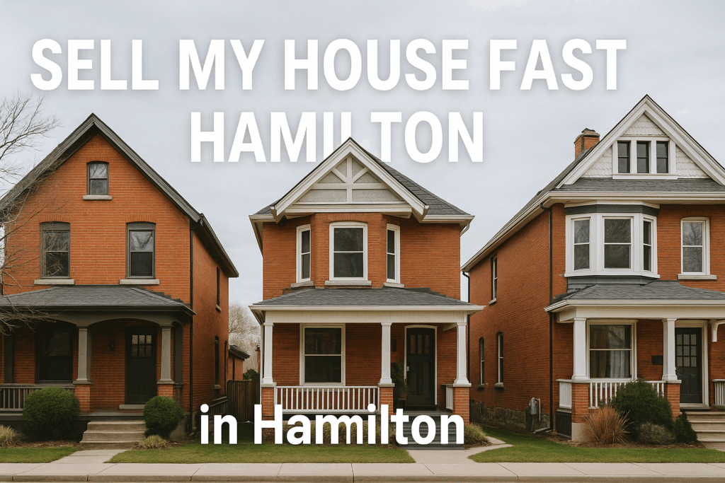 Sell My House Fast Hamilton — brick houses on a Hamilton residential street