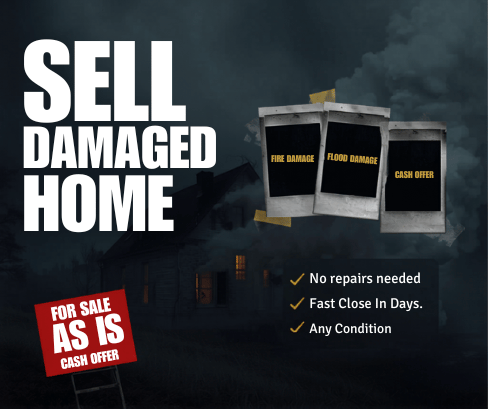 Selling a fire or flood damaged home Hamilton Ontario - cash home buyers