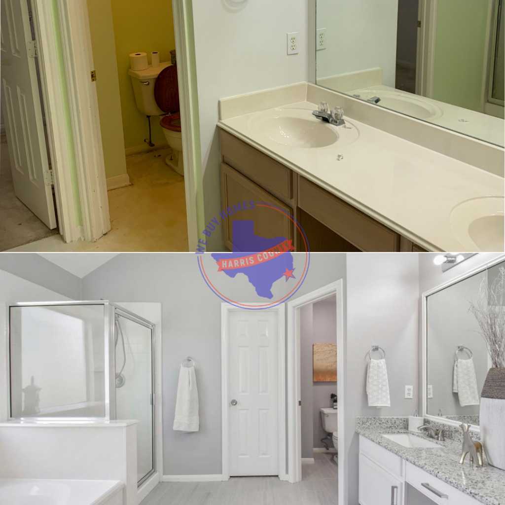 before and after primary bathroom