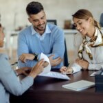 realtor talking to tenants
