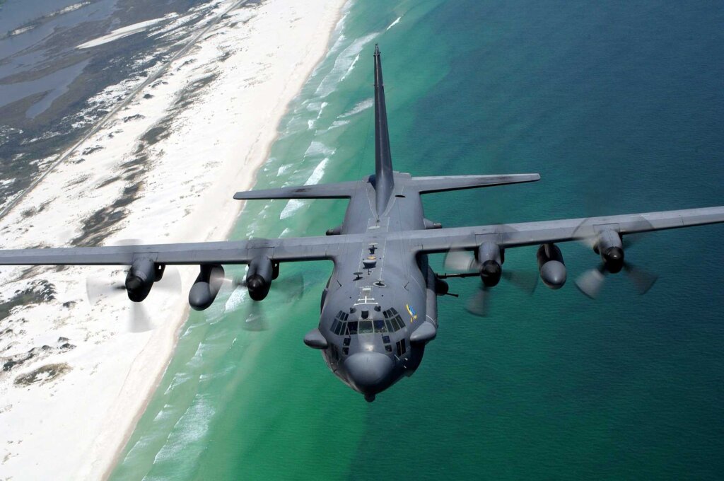 Big military plane at Hurlburt Field