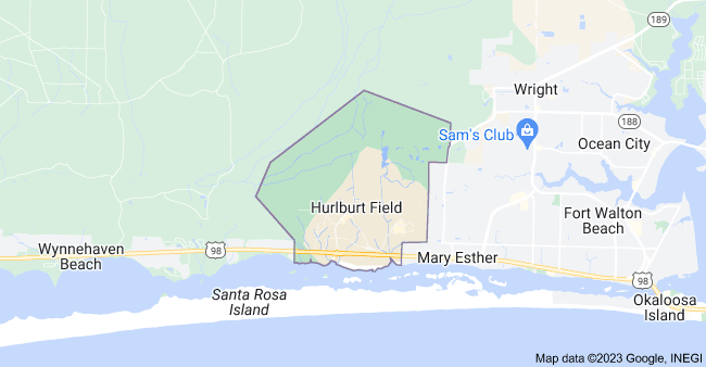 Hurlburt Field Location Map