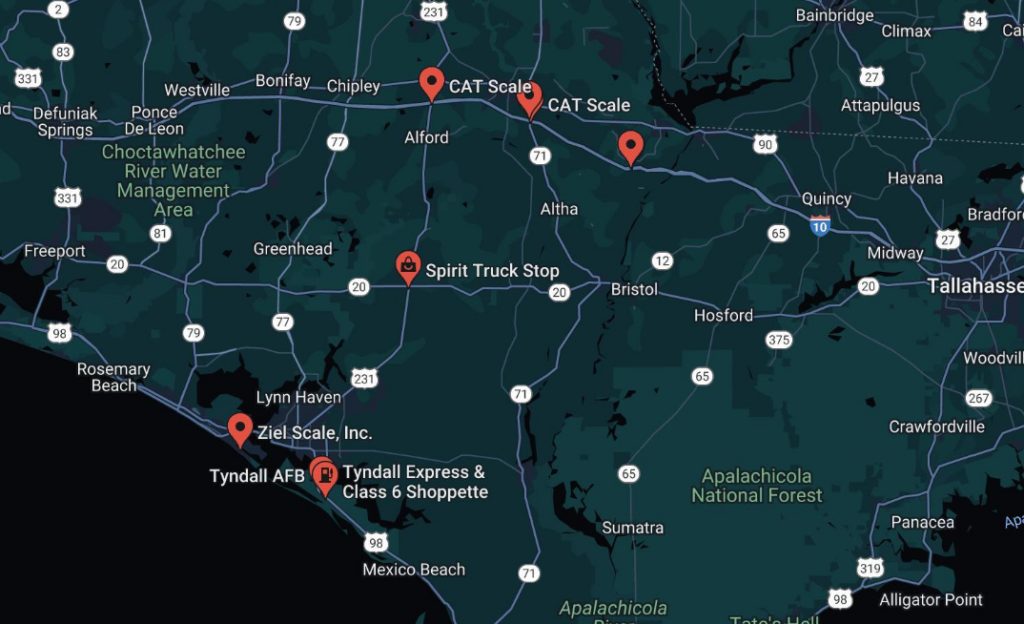 Tyndall Air Force Base Weigh Stations for DITY Move - Tyndall Air Force Base Resources Guide