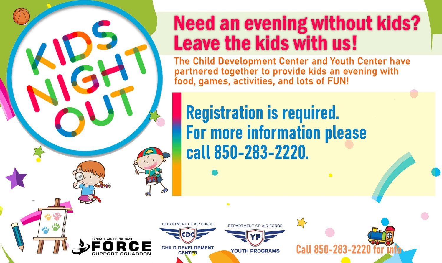 Tyndall Air Force Base Child Development Center Child Care