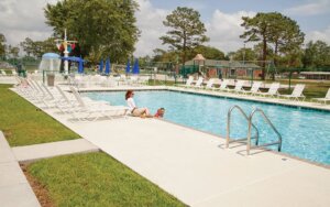family at the pool - whiting field