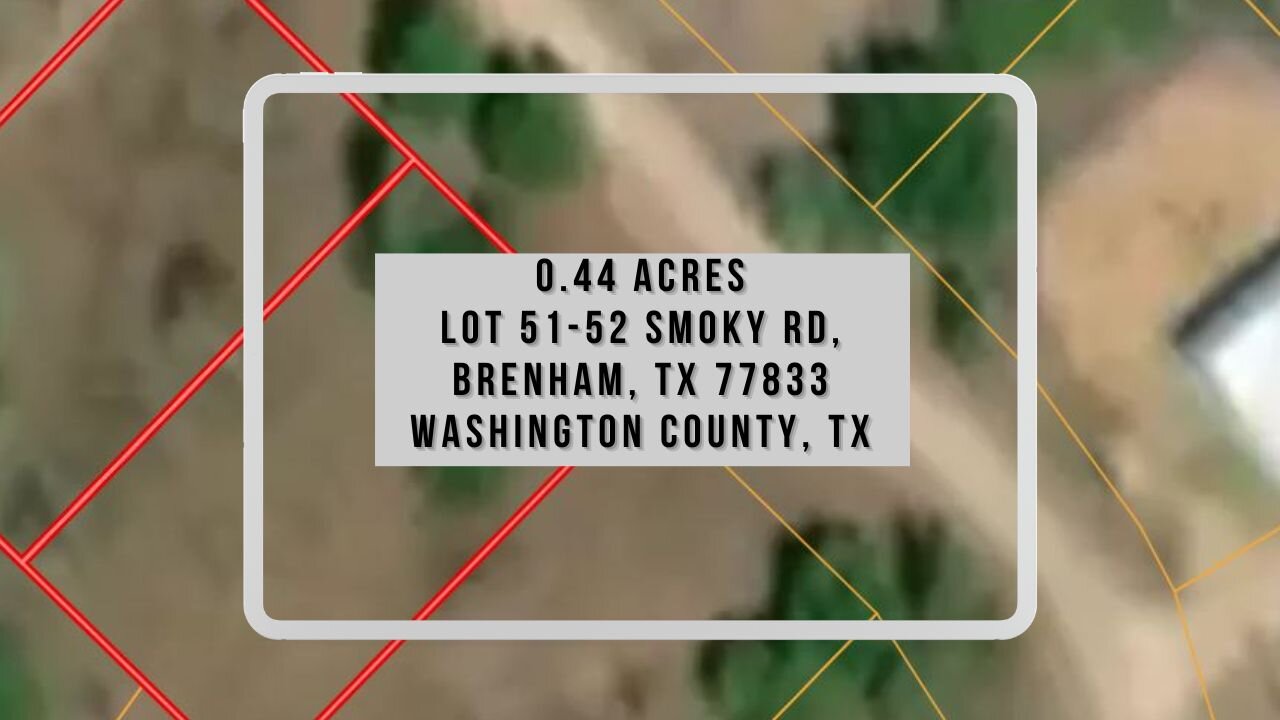 Land For Sale Near Brenham Texas