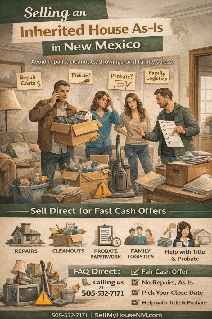 Selling an inherited house as-is in New Mexico