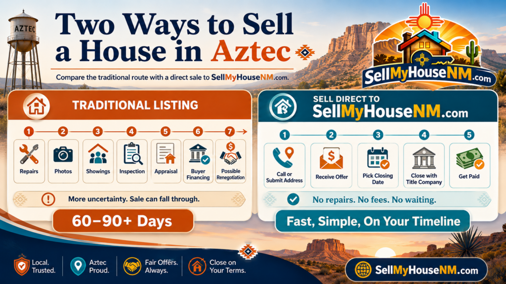 Sell to Aztec NM Cash Buyers - We Buy Houses