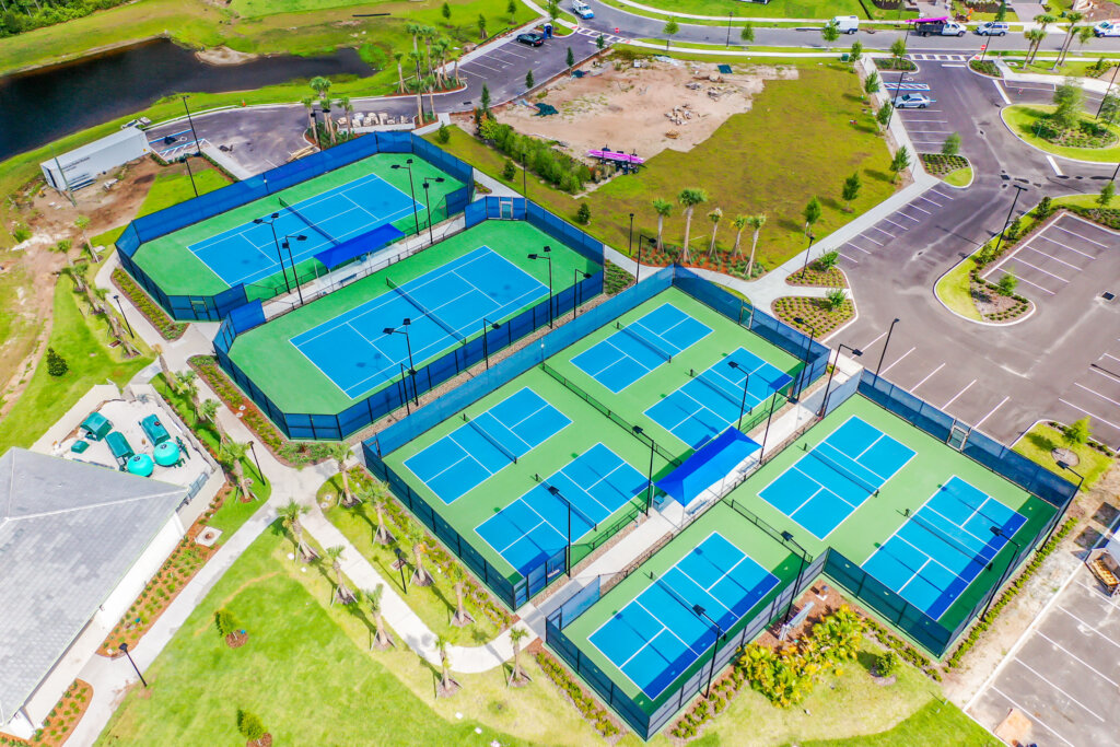 Tennis courts