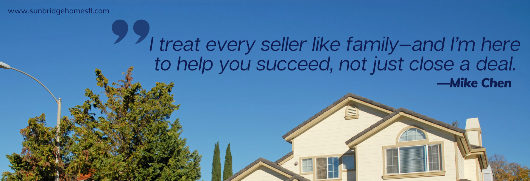 I treat every seller like family—and I’m here to help you succeed, not just close a deal.