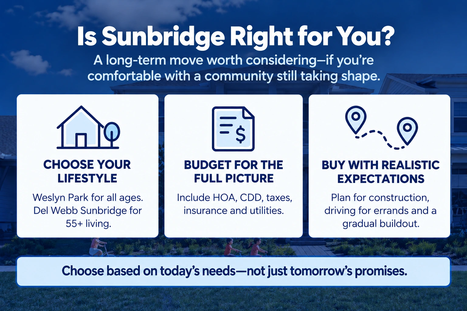 Is Sunbridge Right for you